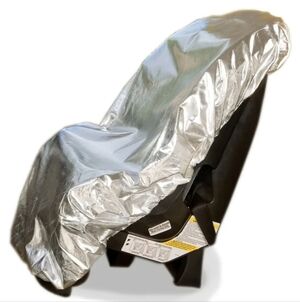 Car Seat Sun Shade Cover - Mommys Helper